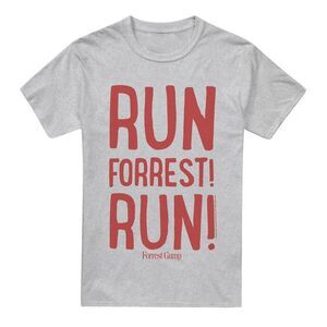 Forrest Gump Mens Run Forrest! Run T-Shirt / Sport Heather